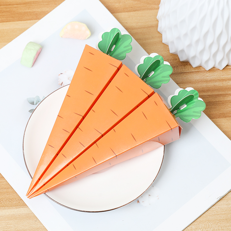 10Pcs Creative Carrot Paper Ca - огляд і ціна Cotton Candy Cone