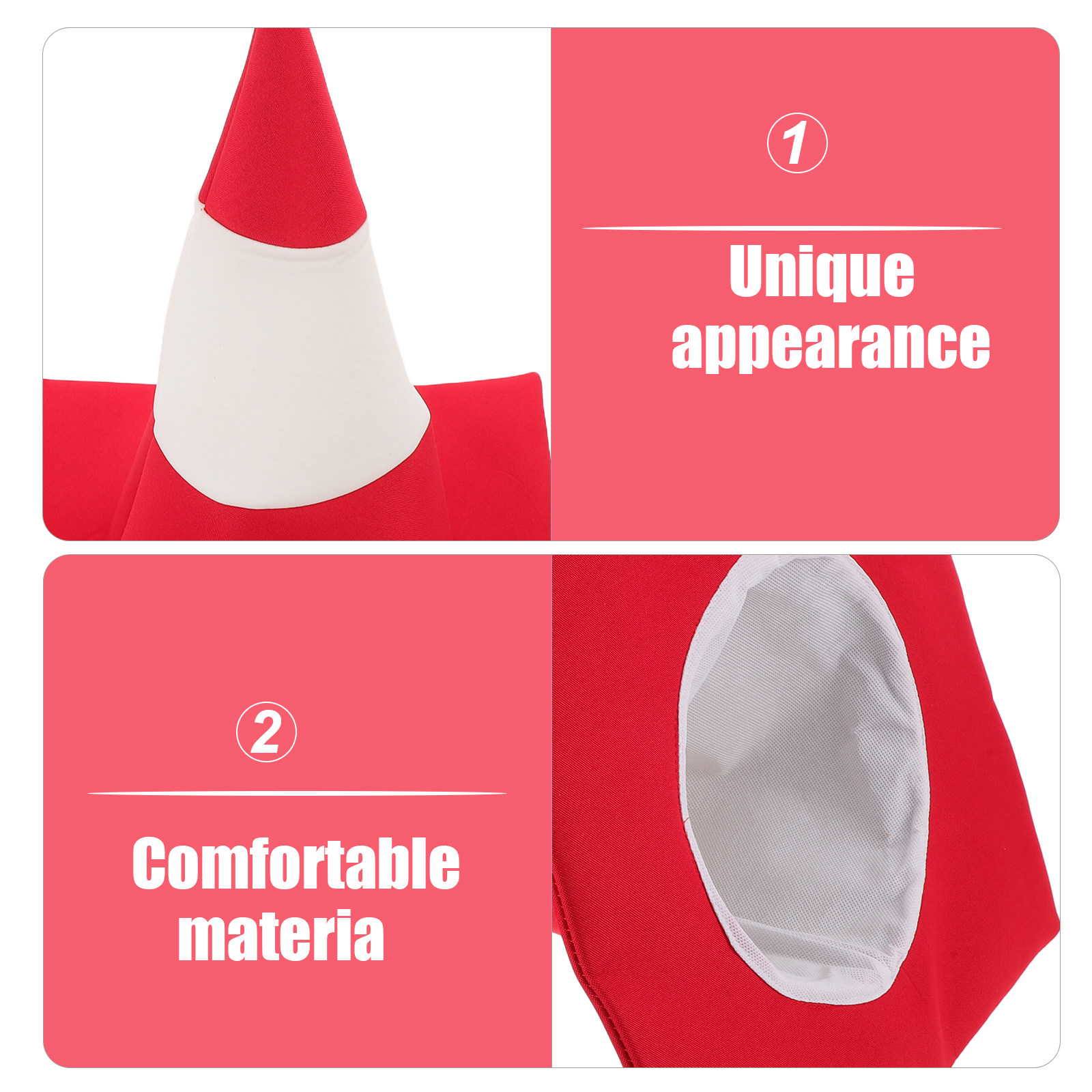 Traffic Cone Hat Red White Nov - огляд і ціна Party Hat Cone