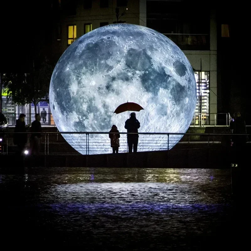Giant Inflatable Blue Moon Bal - огляд і ціна Led Balloon Light